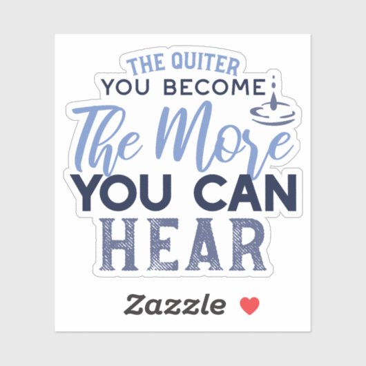 音が聞こえるほど引用文 シール (シート)