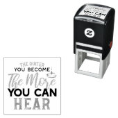 音が聞こえるほど引用文 セルフインキングスタンプ (インサイチュ)
