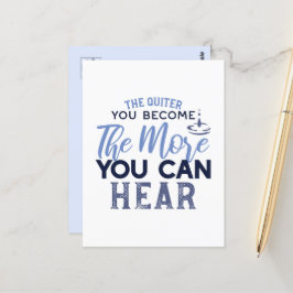 音が聞こえるほど引用文 ポストカード