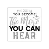 音が聞こえるほど引用文 ラバースタンプ (インプリント)