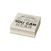 音が聞こえるほど引用文 ラバースタンプ (スタンプ)