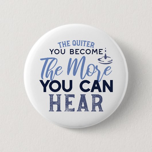 音が聞こえるほど引用文 缶バッジ (正面)