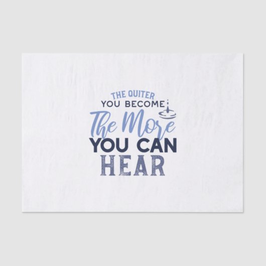 音が聞こえるほど引用文 薄葉紙 (正面)