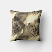 音の衝撃と奇妙な抽象芸術モザイク クッション (裏面)