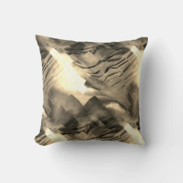 音の衝撃と奇妙な抽象芸術モザイク クッション