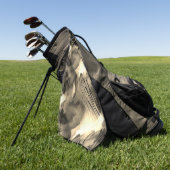 音の衝撃と奇妙な抽象芸術モザイク ゴルフタオル (グリーン)