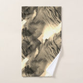 音の衝撃と奇妙な抽象芸術モザイク バスタオルセット (ハンドタオル)