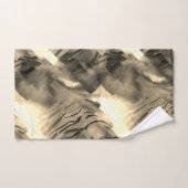 音の衝撃と奇妙な抽象芸術モザイク バスタオルセット (ハンドタオル)