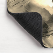 音の衝撃と奇妙な抽象芸術モザイク マウスパッド (コーナー)