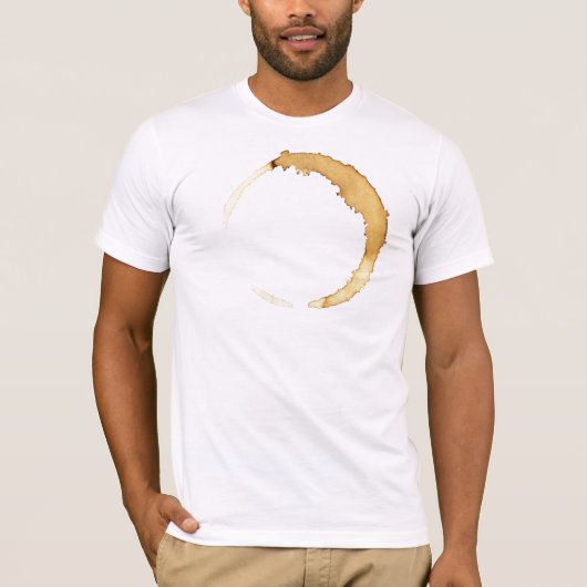 音を立てて飲みます、Ahhh.音を立てて飲んで下さい Tシャツ (正面)