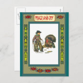 音を立てるトルコ シーズンポストカード (正面/裏面)