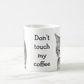 音を立てる猫 コーヒーマグカップ (中央)