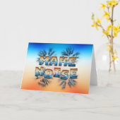 音を立てる カード (黄色い花)