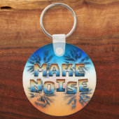 音を立てる キーホルダー (正面)