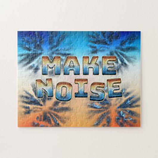 音を立てる ジグソーパズル (横)