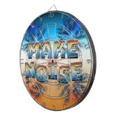 音を立てる ダーツボード (正面右)