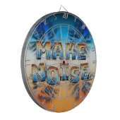 音を立てる ダーツボード (正面左)