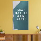 音を聞き続ける キャンバスプリント (インサイチュ (リビング))