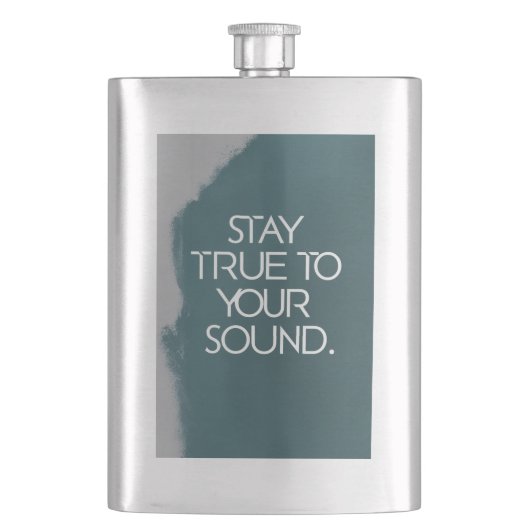 音を聞き続ける フラスク (正面)