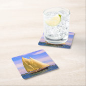 音を鳴らす スクエアペーパーコースター (インサイチュ)