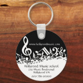 音カスタマイズ音業広告務 キーホルダー (正面)