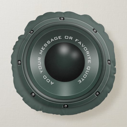 音カスタム楽拡声器 ラウンドクッション (正面)