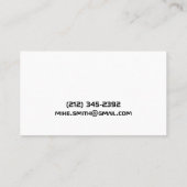 音カラフルバー等化器 | プロデューサー 名刺 (裏面)