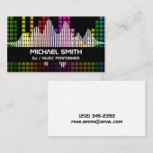 音カラフルバー等化器 | プロデューサー 名刺 (正面/裏面)