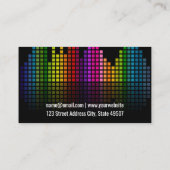 音カラフル等化器 | 音楽 名刺 (裏面)