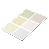 音カラフル自然色ブロック ノートパッド (アングル)