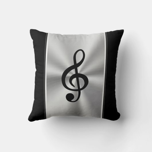 音パーソナライズされた楽生卒業の贈り物 クッション (裏面)