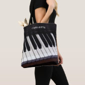 音パーソナライズされた楽 トートバッグ (クローズアップ)