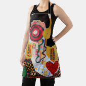 音ポップ・アートの楽 エプロン (インサイチュ)