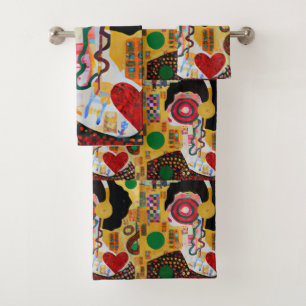 音ポップ・アートの楽 バスタオルセット