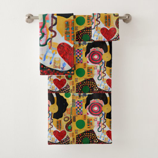 音ポップ・アートの楽 バスタオルセット (インサイチュ)