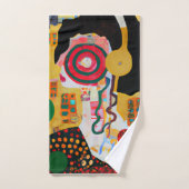 音ポップ・アートの楽 バスタオルセット (ハンドタオル)