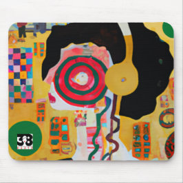 音ポップ・アートの楽 マウスパッド