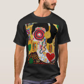 音ポップ・アートの楽 Tシャツ (正面)