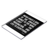 音与え楽の魂と宇宙 ノートブック (左側)