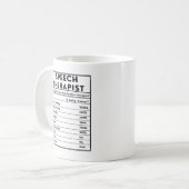 音声おもしろいセラピスト コーヒーマグカップ (正面左)