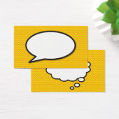 音声と考え気泡のおもしろいレトロ漫画書 (デスク)