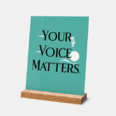 音声の設定オプション2 アクリルサイン (傾斜)