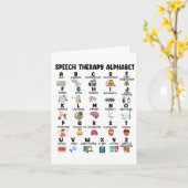 音声のAbcセラピーアルファベット音声言語パット カード (黄色い花)