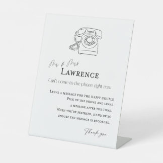 音声ゲストブックの指示の記号 台座サイン