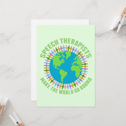 音声セラピストが世界をSLPに巻き込む カード (正面/裏面インサイチュ)