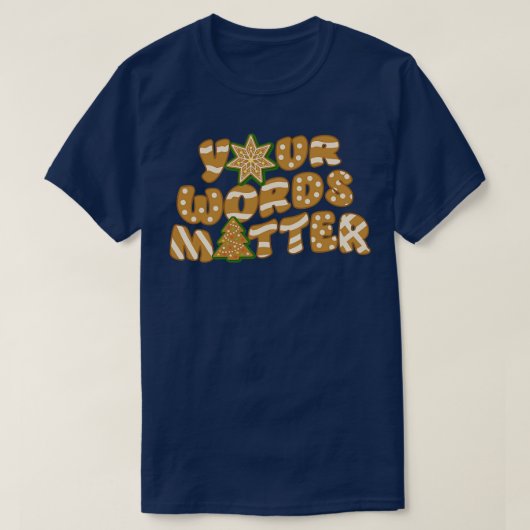 音声セラピストの単語 Tシャツ (デザイン正面)