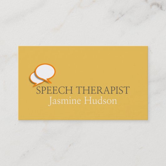 音声セラピストカウンセリングと精神衛生 名刺 (正面)