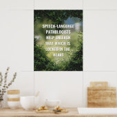 音声セラピスト(SLP) Officeポスター ポスター (キッチン)