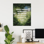 音声セラピスト(SLP) Officeポスター ポスター (ホームオフィス)