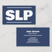 音声セラピストSLP 名刺 (正面/裏面)